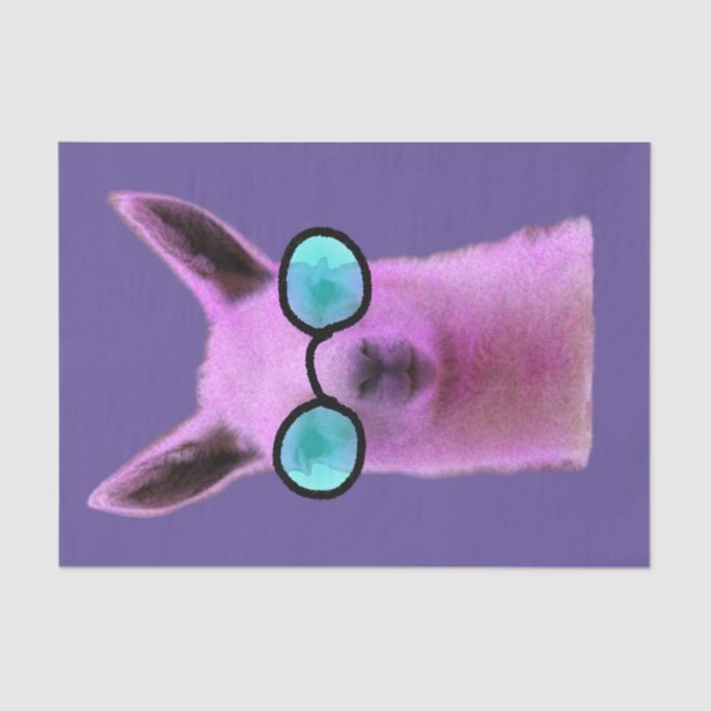 Papel De Seda Legal Llama Rosa! (Frente )