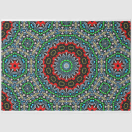 Papel De Seda Legal marroquino Themed Mandala Design