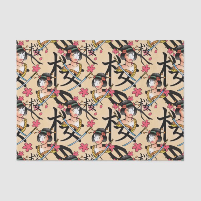 Papel De Seda Legal tatuagem, amantes do partido em punho (Frente )