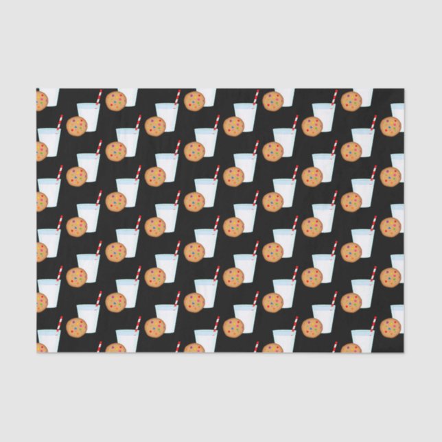 Papel De Seda Leite e chocolate Chip Cookie (Frente )