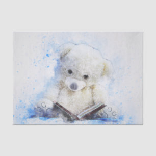 Papel De Seda Leitura De Urso De Teddy Muito Bonita