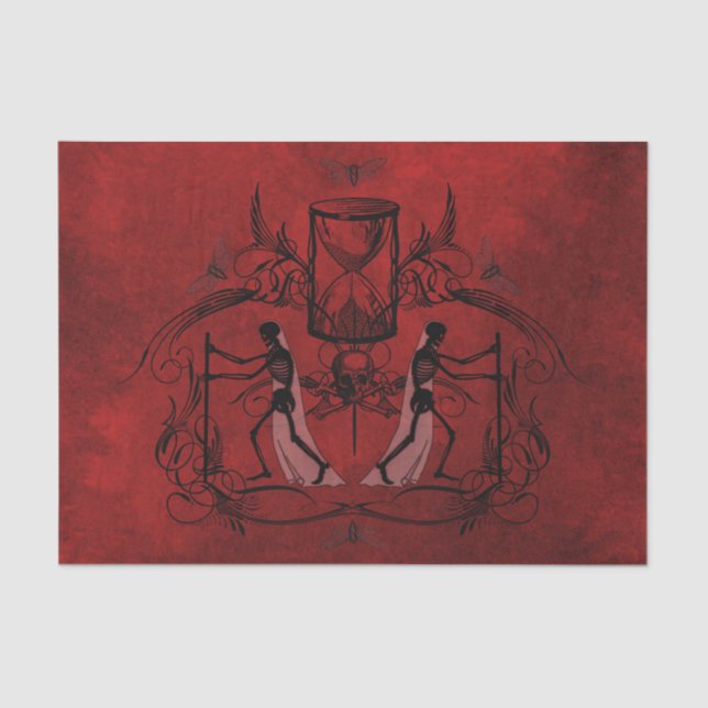 Papel De Seda Lembrança Mori de Falln (Frente )