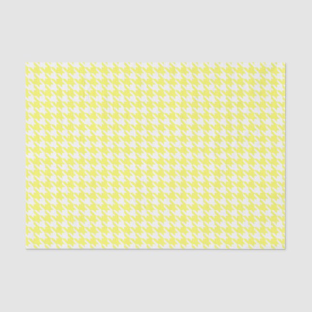 Papel De Seda Lemonade Modern Houndstooth em Emporiomoffa (Frente )