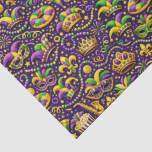 Papel De Seda Lenço de Tecido Puff de Festa de Mardi Gras