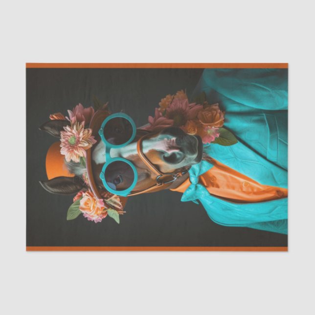 Papel De Seda Lenny, o Cavalo (Frente )