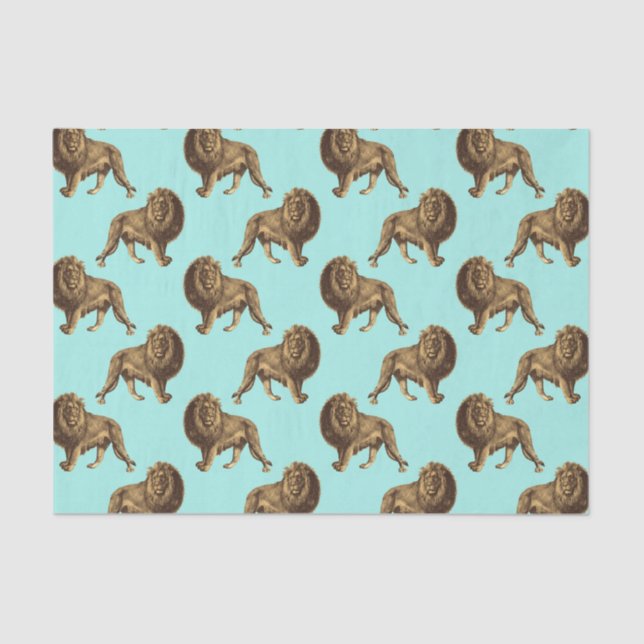 Papel De Seda Leões incríveis (Frente )