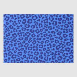 Papel De Seda Leopard Print-Blue-