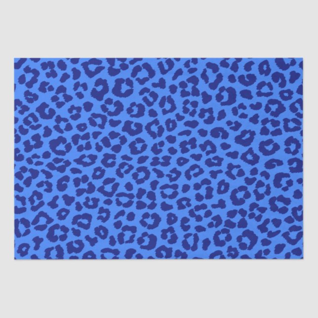 Papel De Seda Leopard Print-Blue- (Frente )