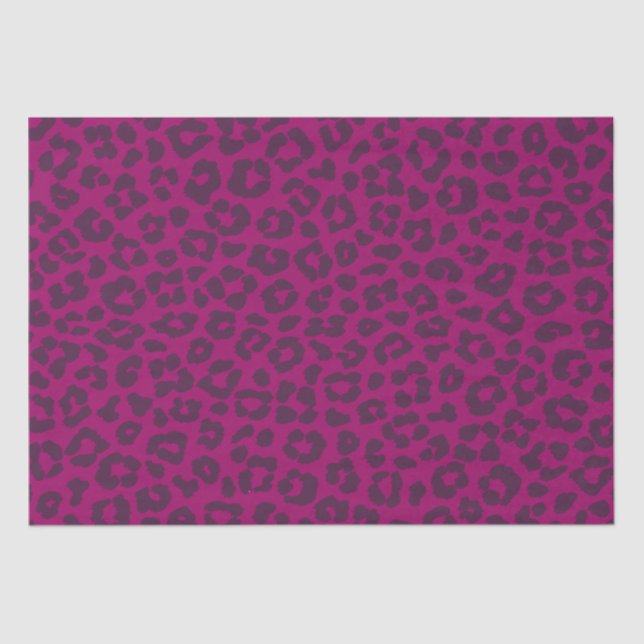 Papel De Seda Leopard Print-Magenta- (Frente )
