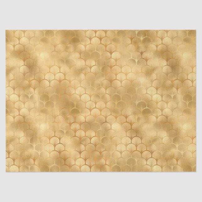 Papel De Seda Leopard Series Design 11 rosa e Dourada (Frente )