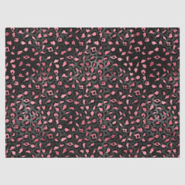Papel De Seda Leopard Series Design 14 rosa e Dourada