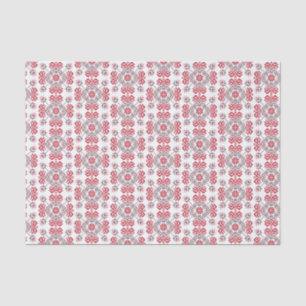 Papel De Seda Letão Auseklis Folk — medalhão geométrico