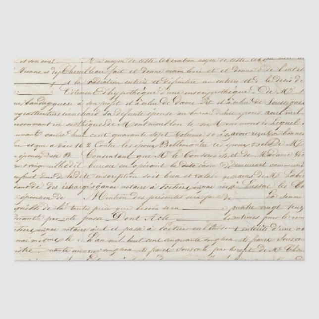 Papel De Seda Letra escrita manuscrita esguicho esguicho (Frente )