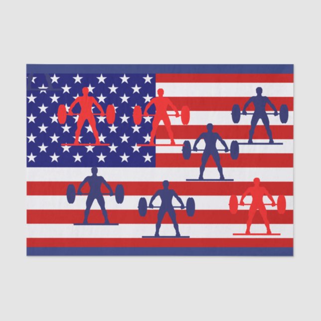 Papel De Seda Levantamento de peso (Frente )