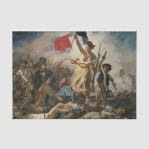 Papel De Seda Liberty Liderando as Pessoas, Eugène Delacroix