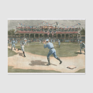 Papel De Seda Liga Nacional de Beisebol 1886