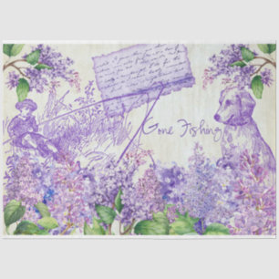Papel De Seda Lilac Days Série Design 8