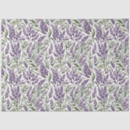 Papel De Seda Lilac e Sage - desacoplamento floral