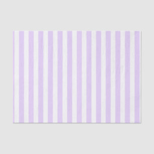 Papel De Seda Lilac, púrpura e listras brancas