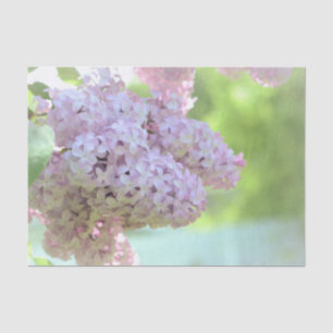 Papel De Seda Lilly Purple Floral Watercolor — Design