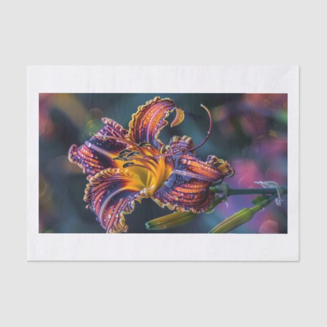 Papel De Seda Lily Flower4 (Frente )