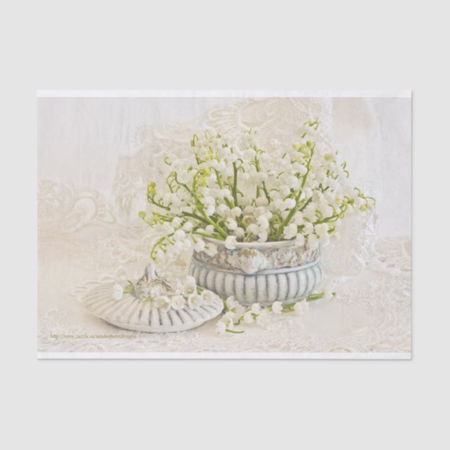 Papel De Seda Lily Of The Valley (Frente )