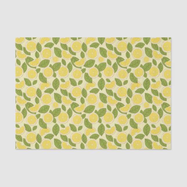 Papel De Seda Limão fresco (Frente )