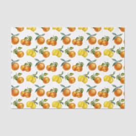 Papel De Seda Limões & Laranjas (Design 31 Série Amarelo/Laranja