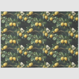 Papel De Seda Limon Tree Seamless Patterno