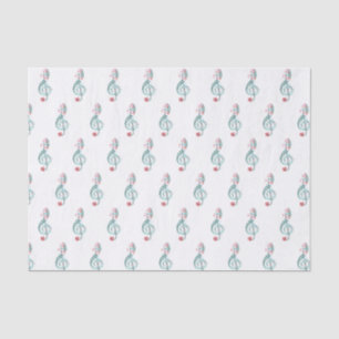 Papel De Seda Limpeza de Treble de Aquarela Ameaçada