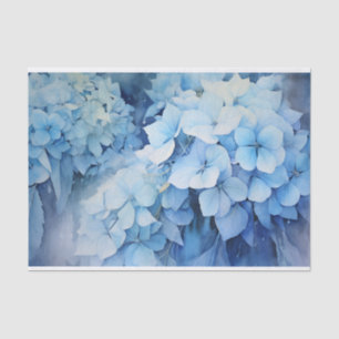 Papel De Seda Linda Aquarela Hydrangea Decoupage