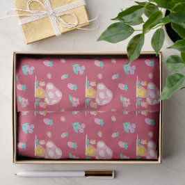Papel De Seda Linda aquarela Mushroom flores vermelhas