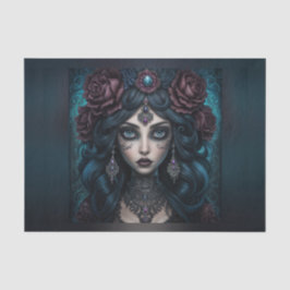 Papel De Seda Linda conta de ciganos da Fortune Teller Mulher De