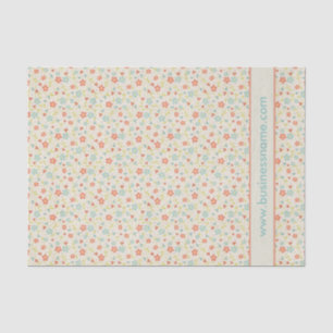 Papel De Seda Linda Floral Vintage Primavera