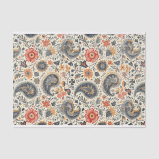Papel De Seda Linda Vintage Paisley Pattern