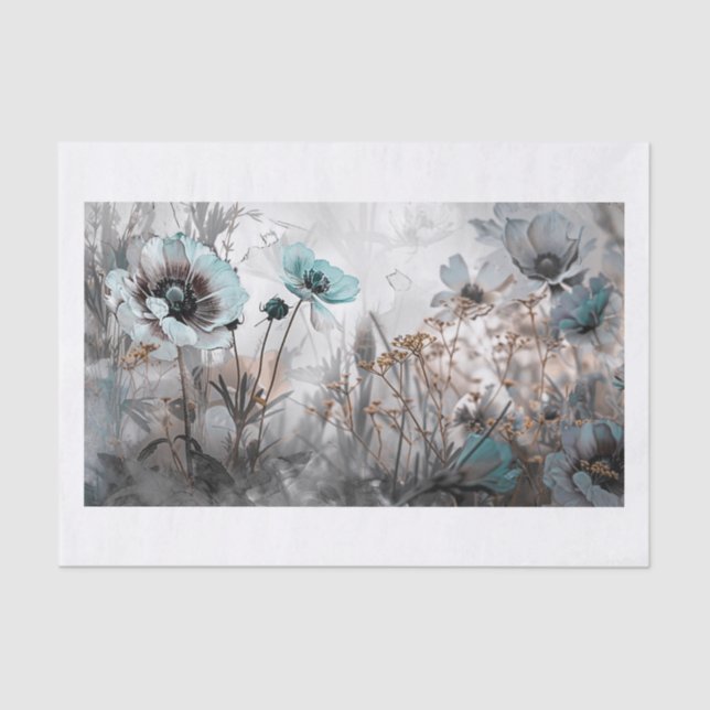 Papel De Seda Lindas Flores13 (Frente )