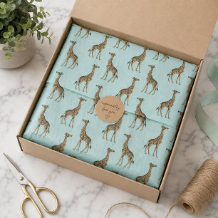 Papel De Seda Lindas girafas