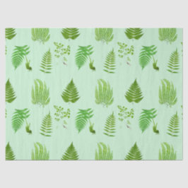 Papel De Seda Lindas pinturas de samambaias