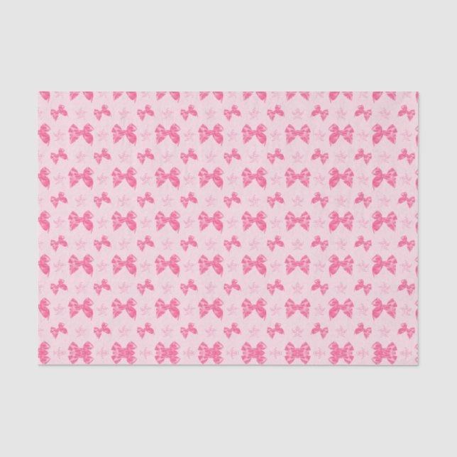 Papel De Seda Lindos Arcos com Efeito de Cetim Rosa (Frente )