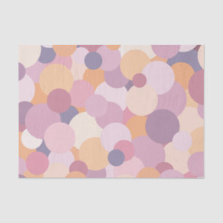 Papel De Seda Lindos círculos rosa