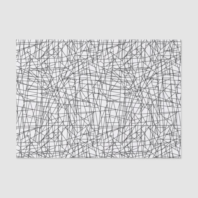 Papel De Seda Linhas caóticas (Frente )