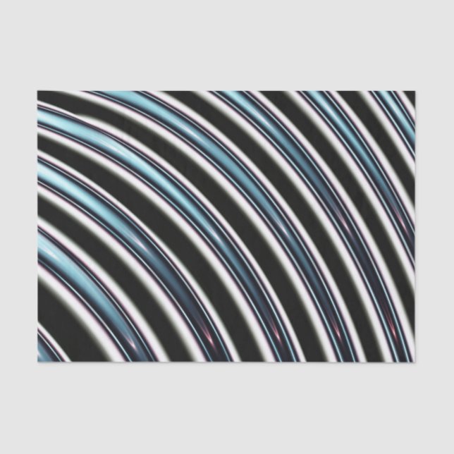 Papel De Seda Linhas curvadas perto acima de um Fractal (Frente )