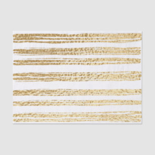 Papel De Seda Linhas Douradas Elegantes