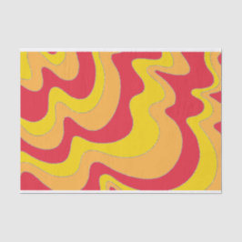 Papel De Seda Linhas onduladas