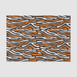 Papel De Seda Linhas Tribais Inscritas em Impressão