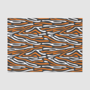 Papel De Seda Linhas Tribais Inscritas em Impressão