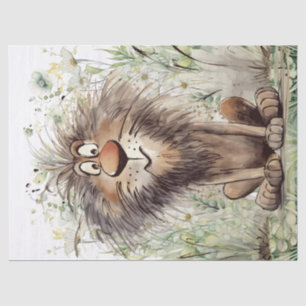 Papel De Seda Lion Bobo Quirky Safari Animal