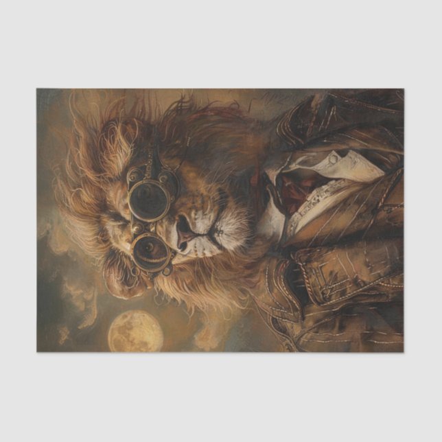 Papel De Seda Lion Solar Eclipse 2024 (Frente )