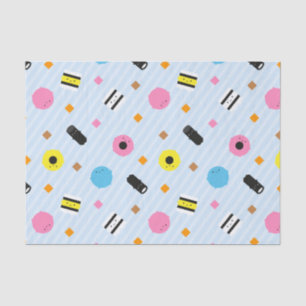 Papel De Seda Liquorice Allsorts dos doces de Kawaii