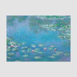 Papel De Seda Lírios d'água de Claude Monet